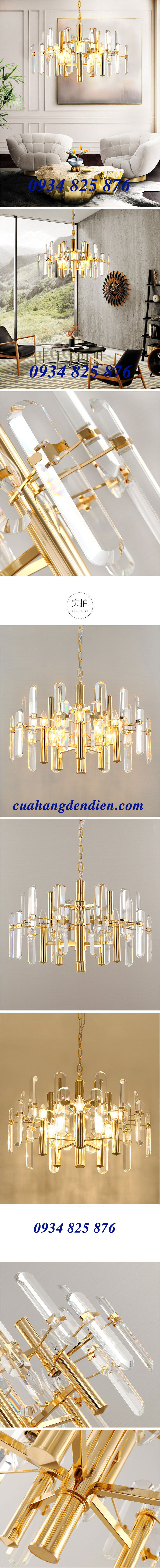 Đèn Chùm Thả Pha Lê-DY131